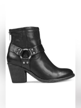 Frye Tabitha Harness Short‎ Block-Heel Booties size 5.5